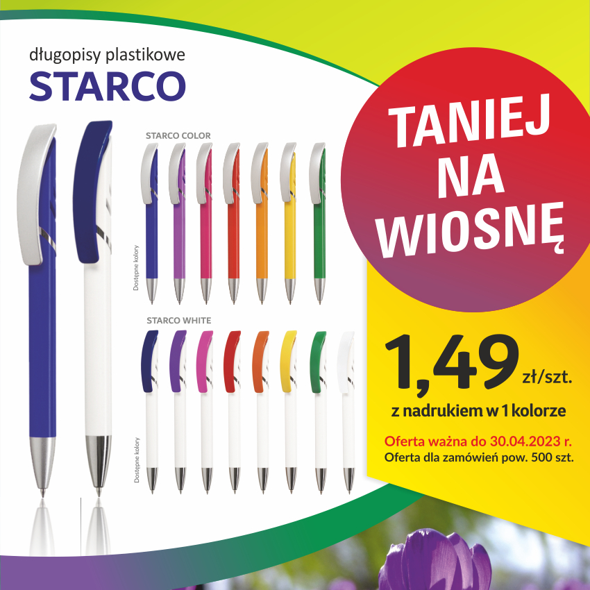Promocja długopisów STARCO